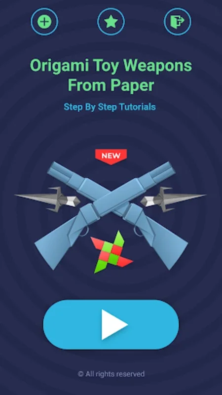 Origami Weapons: Swords & Guns for Android - No Downloading Required