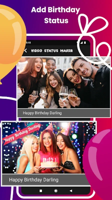 Birthday Video Maker for Android - Download the APK from AppHuts