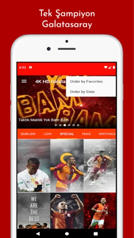 4K HD Galatasaray Wallpapers for Android - Stunning Visuals for Fans