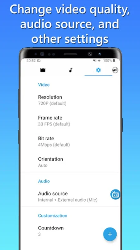 Internal Audio Recorder for Android - Record Screen & Audio