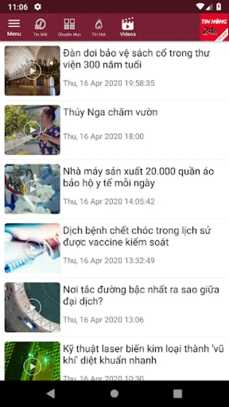 Tin Nóng 24h - Đọc Báo Mới Hay for Android: Stay Informed