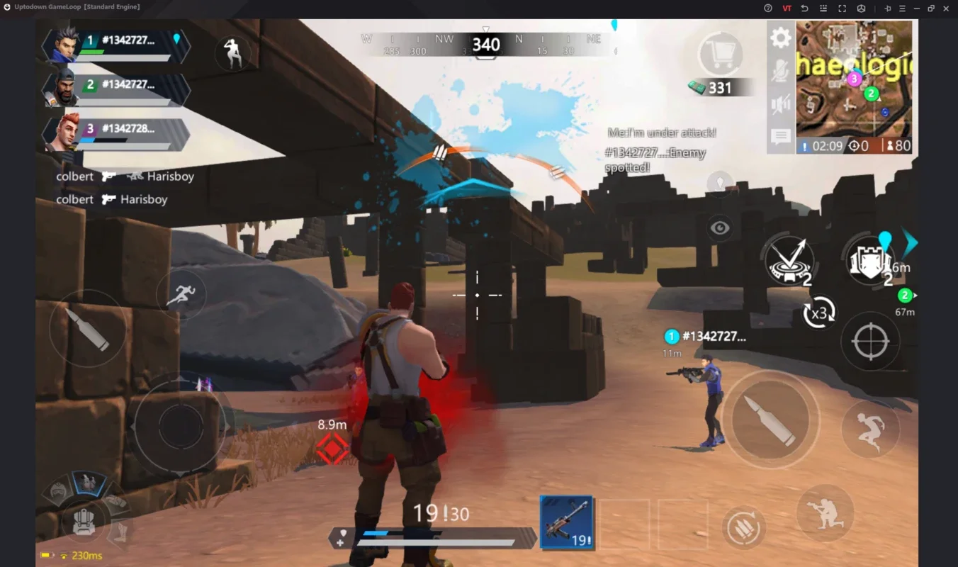 Omega Legends (GameLoop) on Windows: Exciting Battle Royale Action