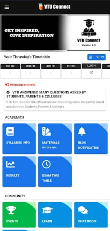 VTU Connect for Android: Comprehensive VTU Student Aid