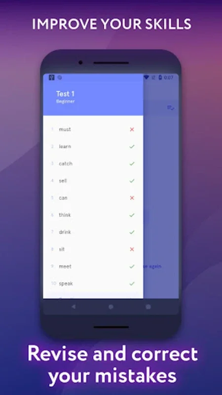 Irregular Verbs for Android: Master Verb Forms