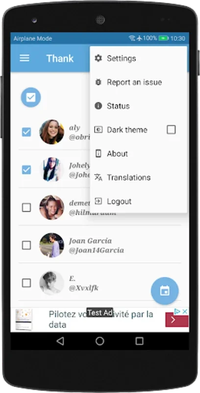 Unfollow Today for Android - Efficient Twitter Unfollower Management