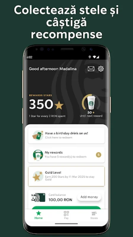 Starbucks Romania for Android - Enhance Your Coffee Experience