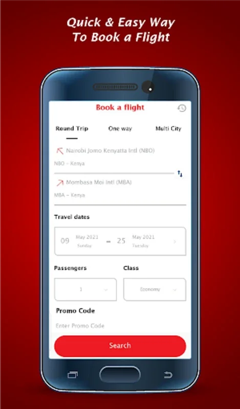 KQ Mobile for Android - Streamline Flight Booking