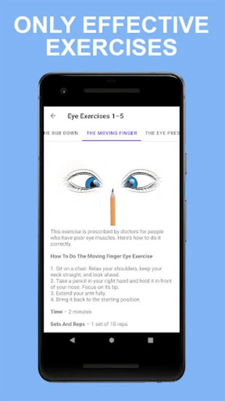 Eye Exercises for Android - Enhance Your Vision