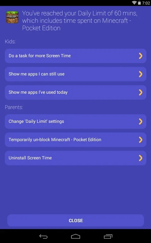 Screen Time Parental Control for Android - Manage Kids' Device Usage