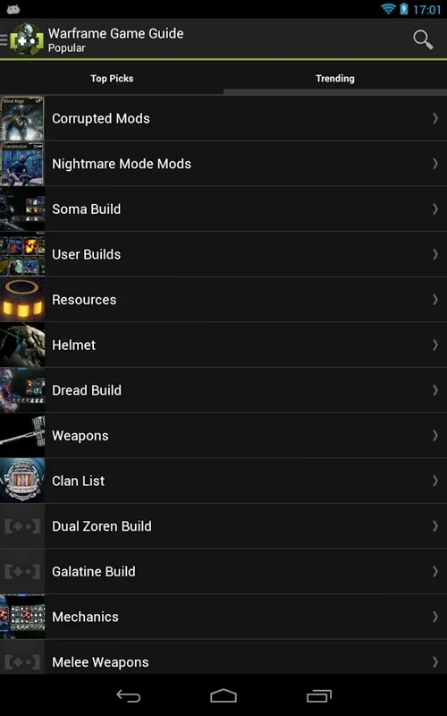 FANDOM for: Warframe - Android App for Warframe Fans