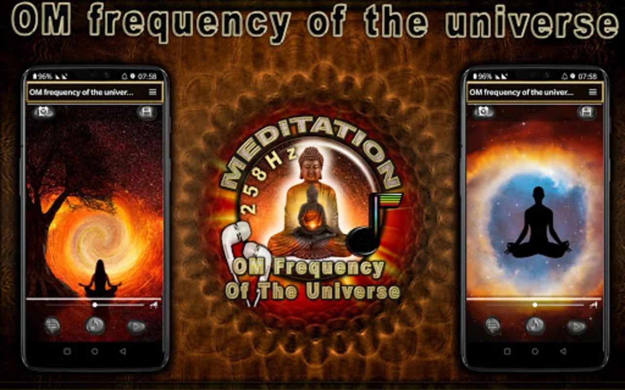 OM frequency of the universe 2 for Android - Transformative Meditation App