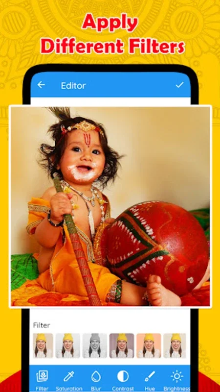 Janmashtami Video Maker for Android - Create Festive Videos