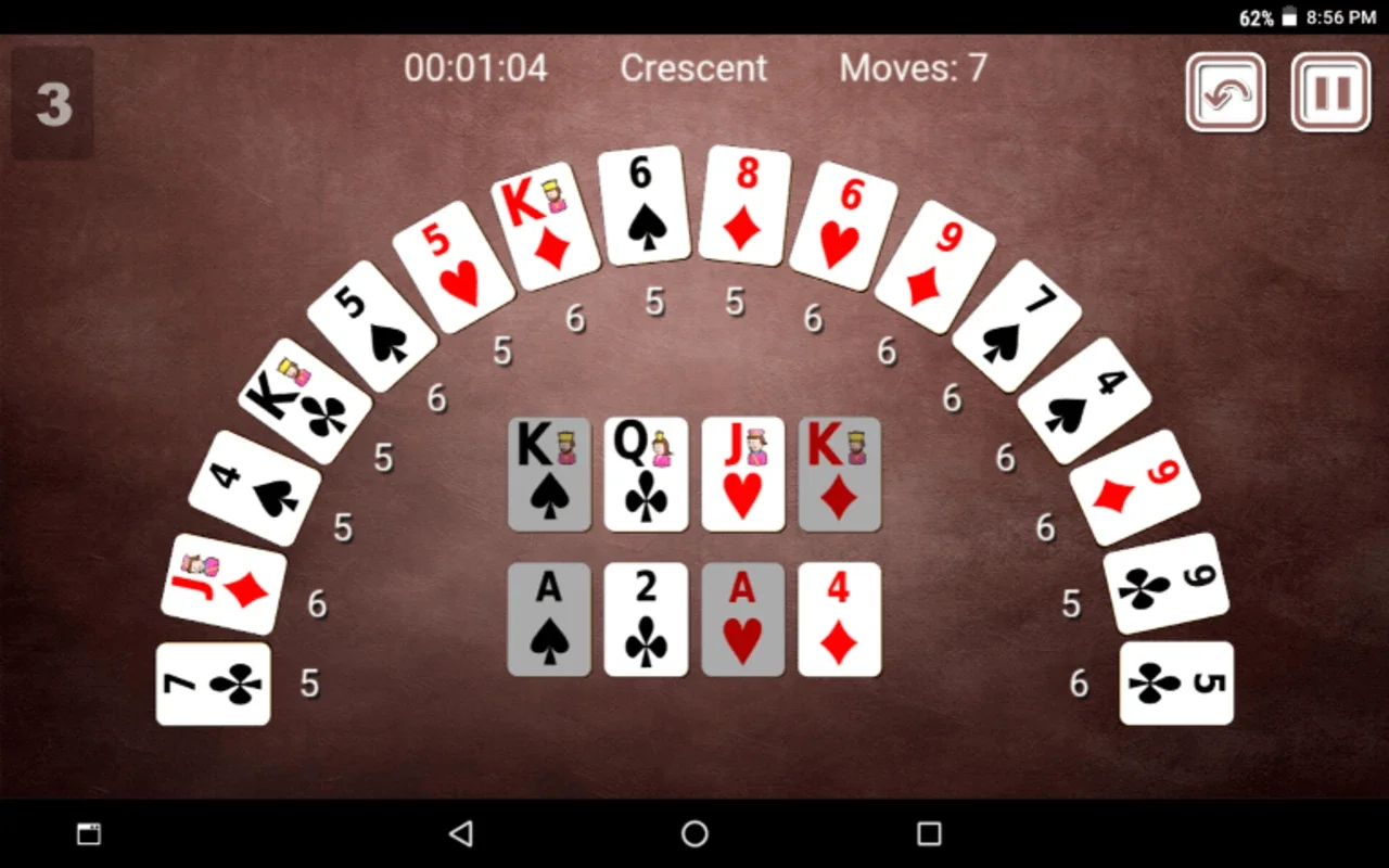 Crescent Solitaire for Android: Engaging Solitaire Experience