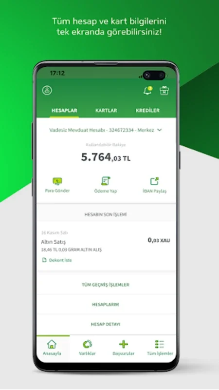 Şeker Mobil Şube for Android - Enhanced Digital Banking Experience