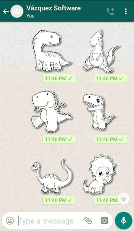 WASticker Dinosaurs for Android - Enhance WhatsApp Chats