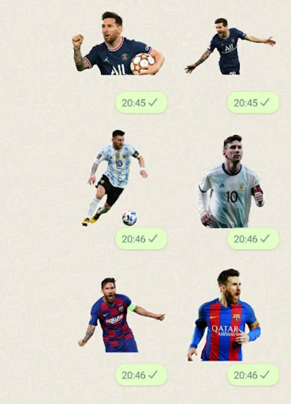 Lionel Messi Stickers for Android - Enhance Chats