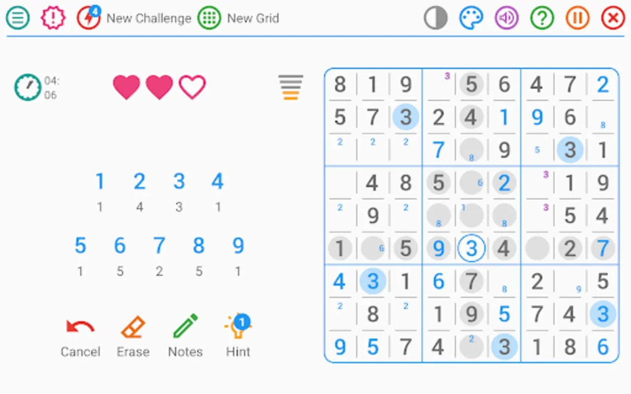 Sudoku - Classic Puzzle Game for Android - No Download Needed