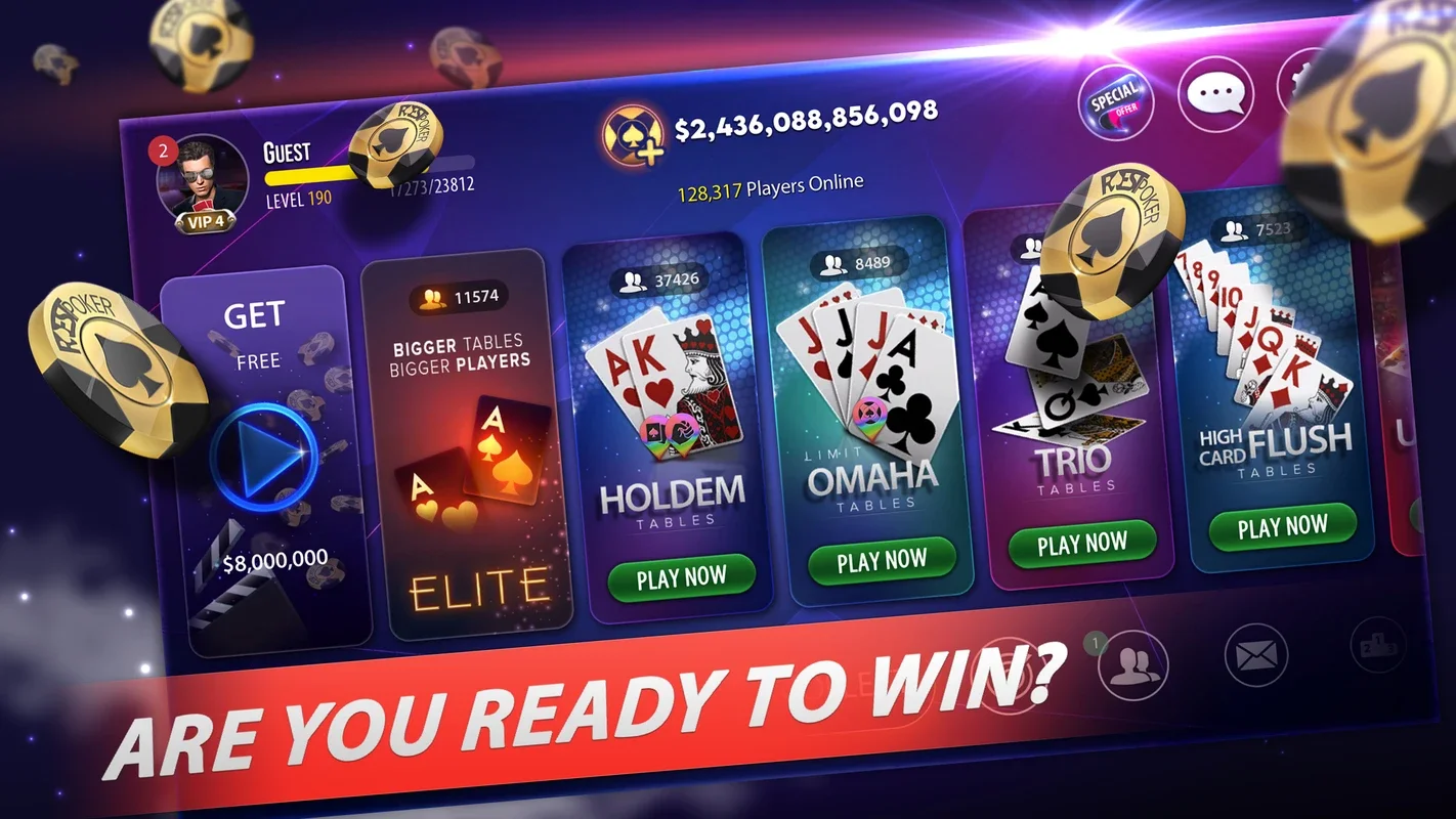 Rest Poker - Texas Holdem for Android: Mobile Poker Fun