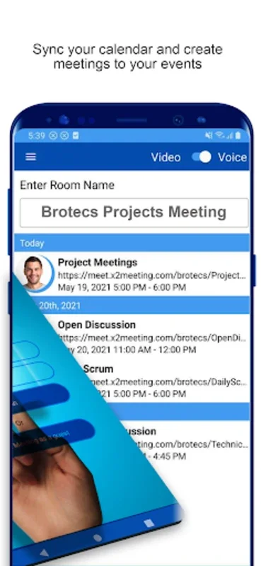 X2Meeting for Android: Efficient Video Conferencing