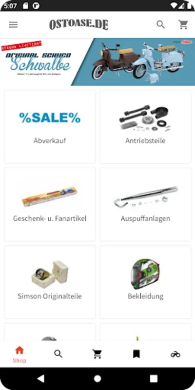 Ostoase for Android: Streamlined Auto Parts Shopping