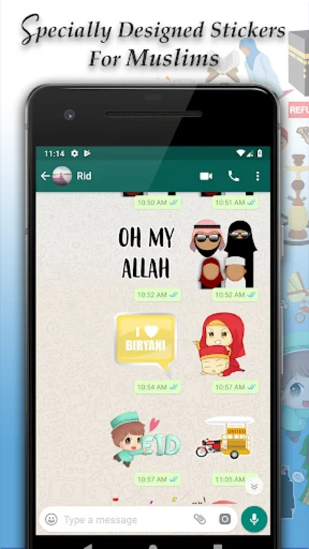 Muslim Islamic Sticker 2022 for Android - Enrich Your Messaging