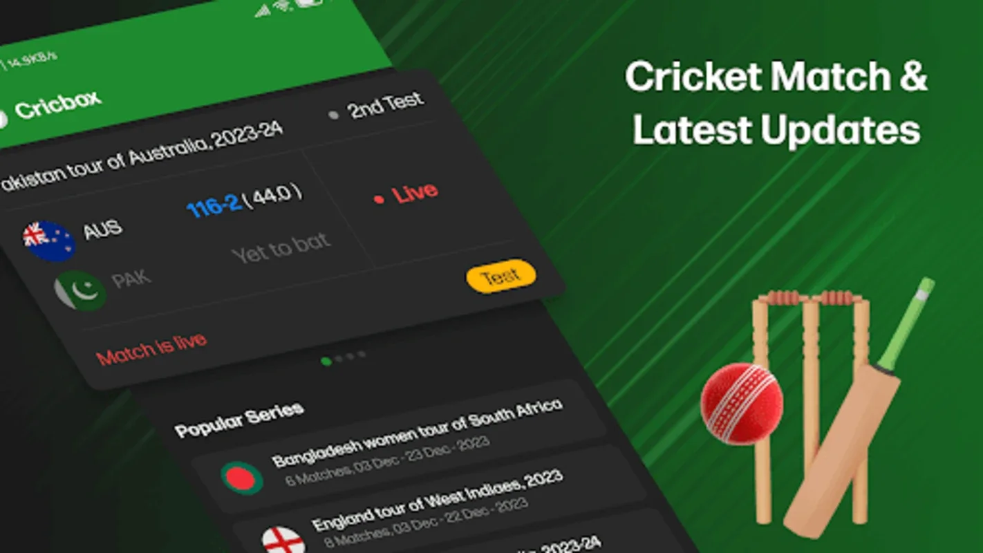 CricBox for Android - Get Instant Cricket Scores