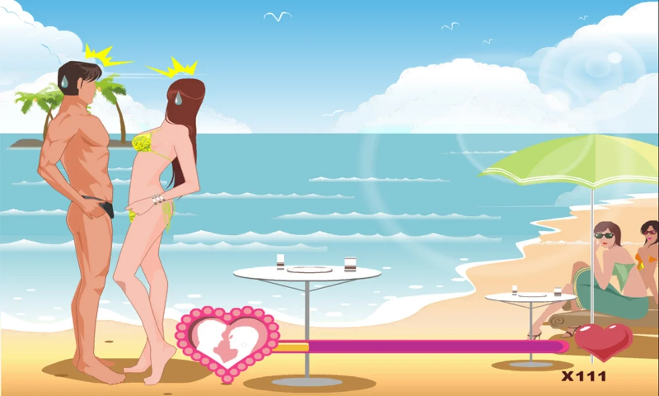 Beach Kissing for Android - A Romantic Adventure