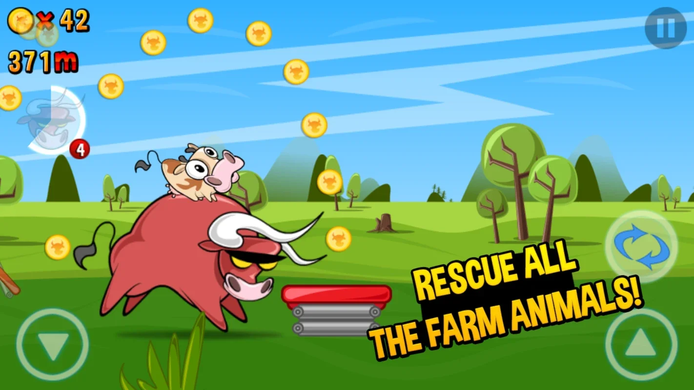 Run Cow Run for Android - Thrilling Arcade Escape