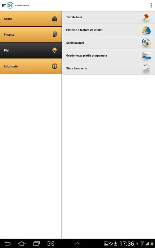 Banca Transilvania Mobile Banking App for Android - No Downloading Required