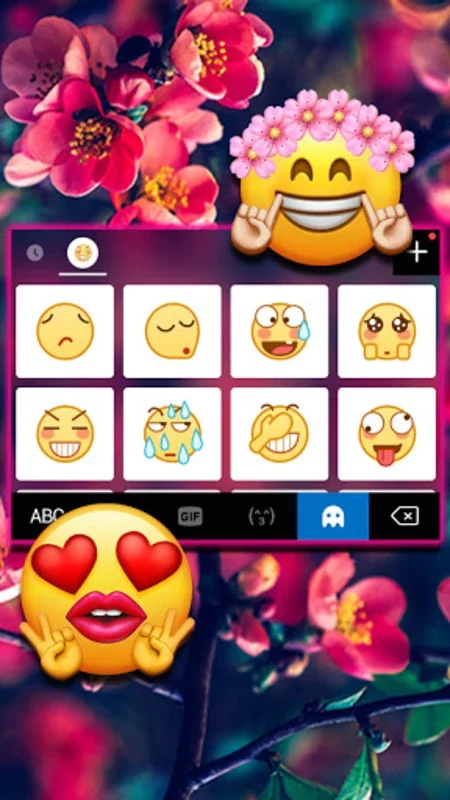 Red Flowers Theme for Android - Customize Your Keyboard