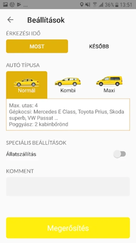 Taxi Mapp - Mosonmagyaróvár for Android: Efficient Taxi Booking