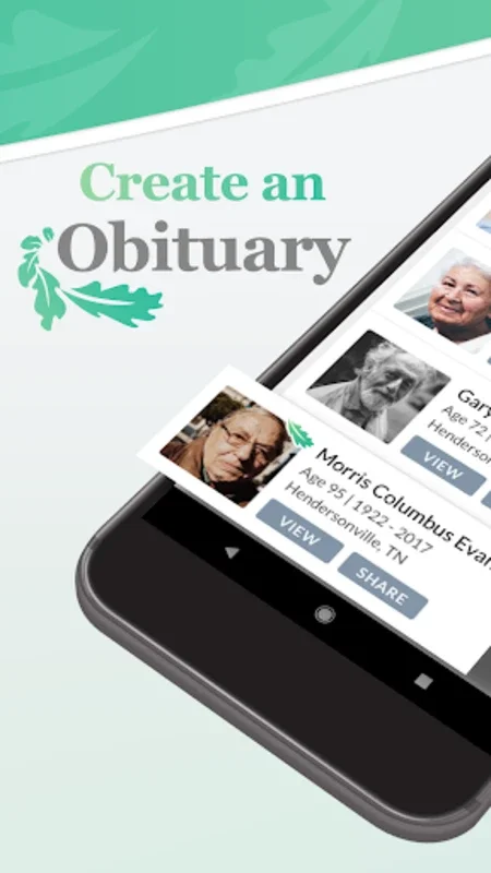 MyObits - Obituary, Memorial, for Android - Affordable Funeral Planning App