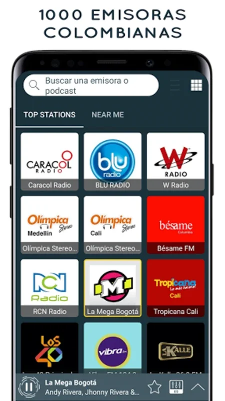 Radio Colombia for Android: A World of Colombian Radio