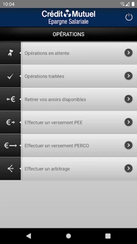 Epargne Salariale for Android - Manage Employee Savings Securely