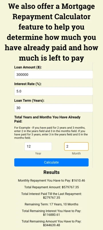 Mortgage Calculator for Android: Simplify Your Mortgage