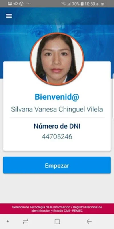 DNI BioFacial for Android: Simplifying Virtual Identity Tasks