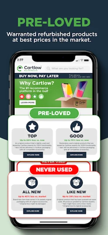 Cartlow for Android - Sustainable Shopping Platform