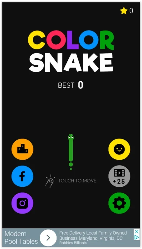 Color Snake for Android - Overcome Color-Matched Obstacles