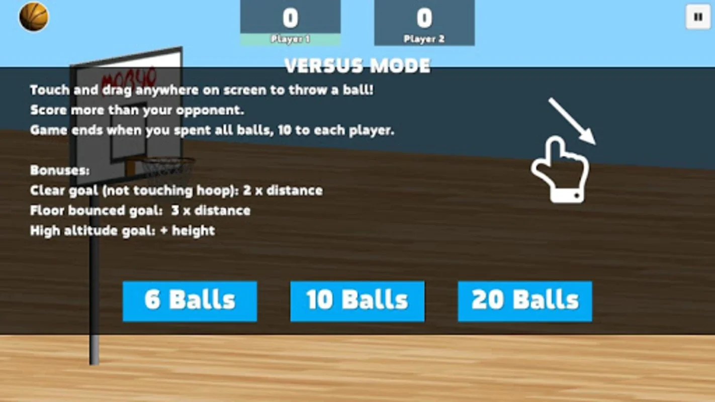 2 Player Free Throw Basketball for Android - Engaging Gameplay