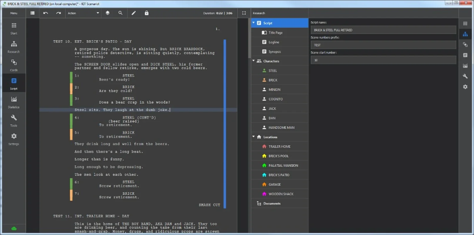 KIT Scenarist: Professional Screenwriting Software for Windows