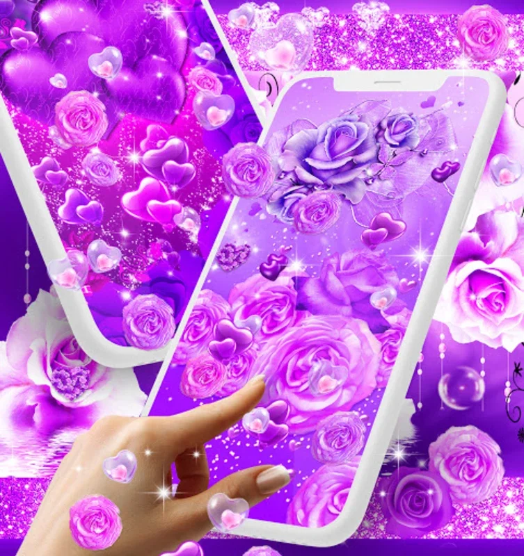 Purple Rose Live Wallpaper for Android: Enhance Your Screen