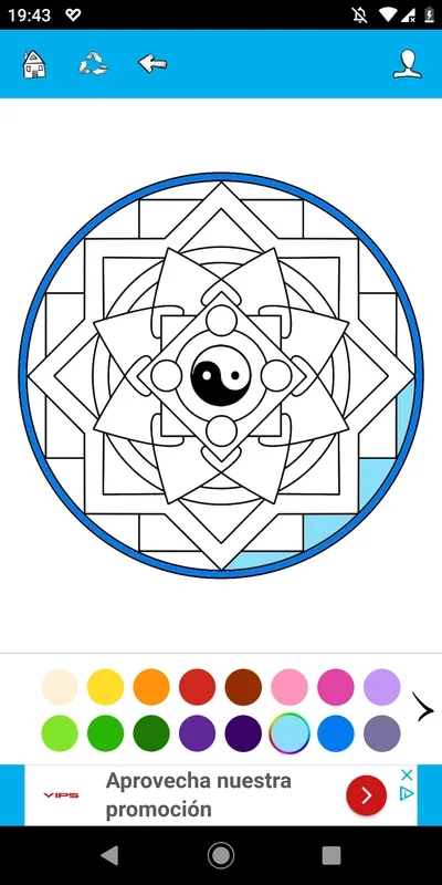 Mandala Coloring Games for Android - Relax and Unwind