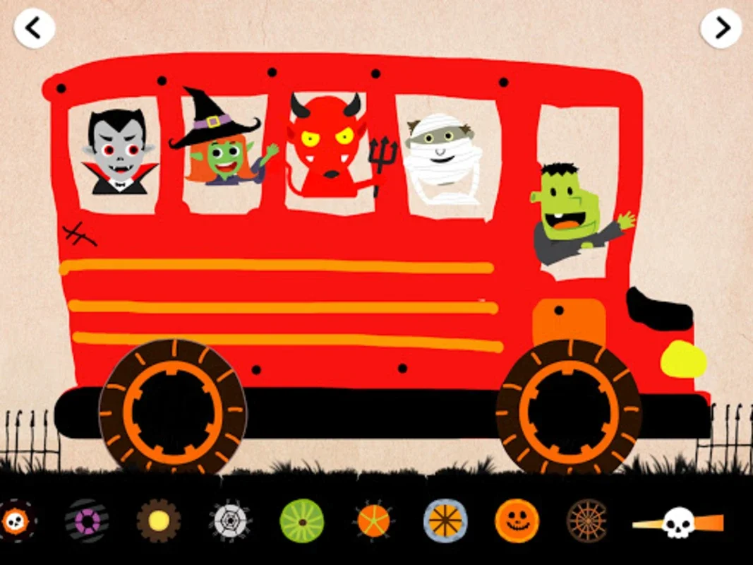 Halloween Car:Draw & Race for KidsToddlers - child on Android - A Creative and Fun Experience