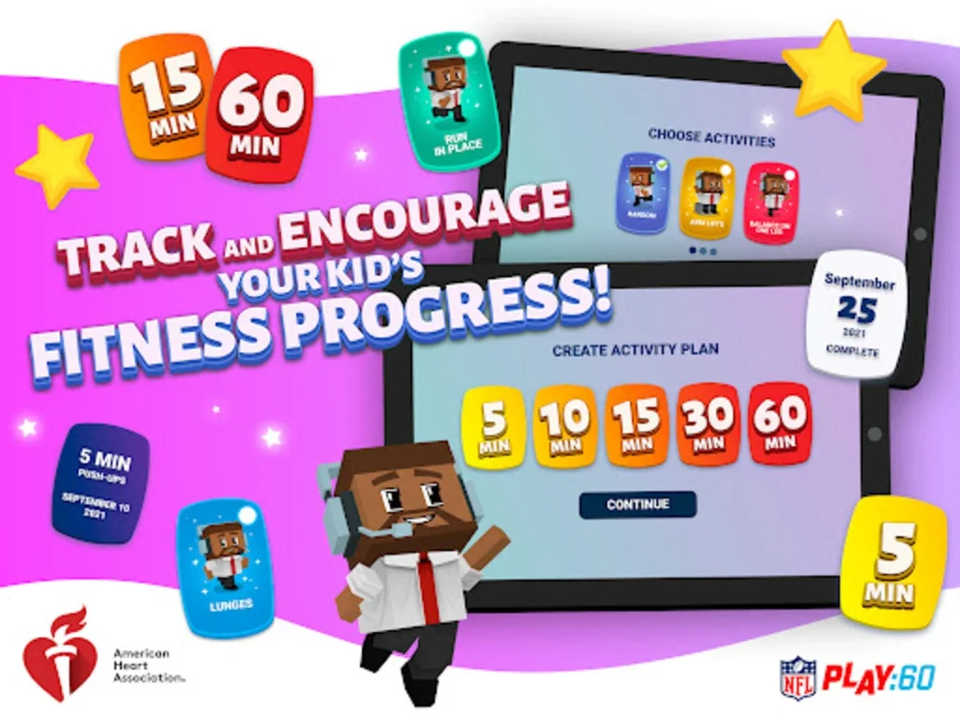 NFL PLAY 60 for Android - Stay Active with NFL Fun