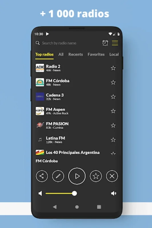 Argentinian FM Radios for Android - Unbeatable Radio Experience