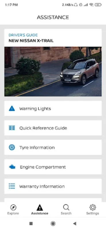 NISSAN Driver’s Guide for Android - Enhancing Vehicle Understanding