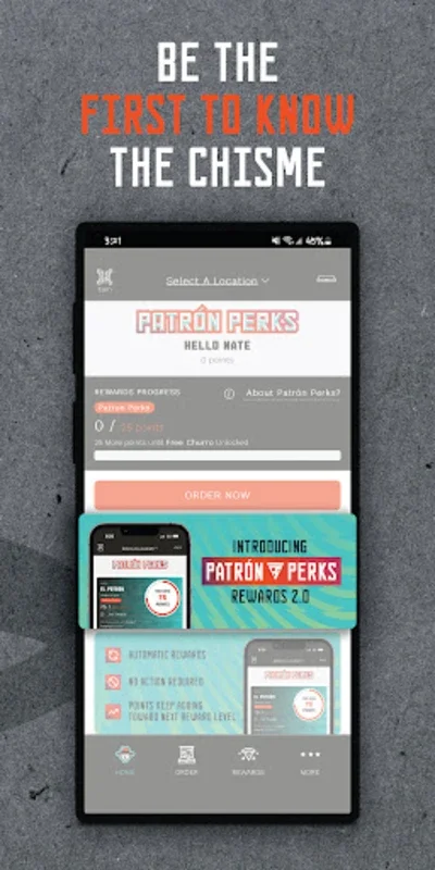 Pizza Patrón for Android: Order & Earn Rewards