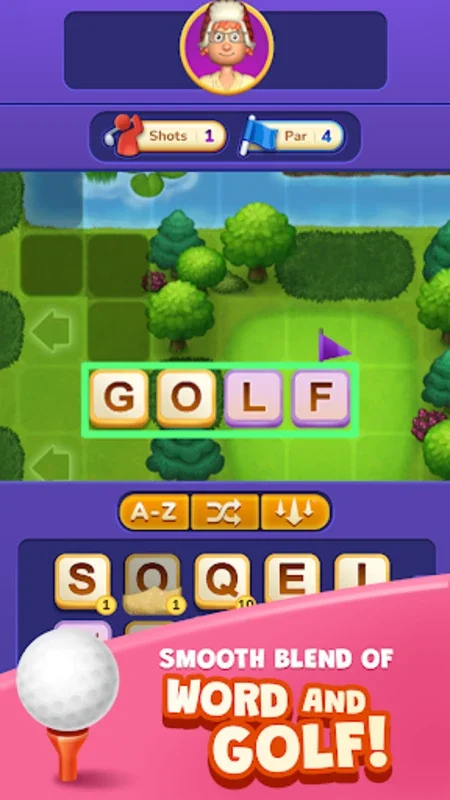 WordMeetsTee for Android - Merge Golf and Word Puzzles