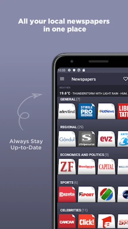 Romanian Newspapers for Android - Streamlined News Access