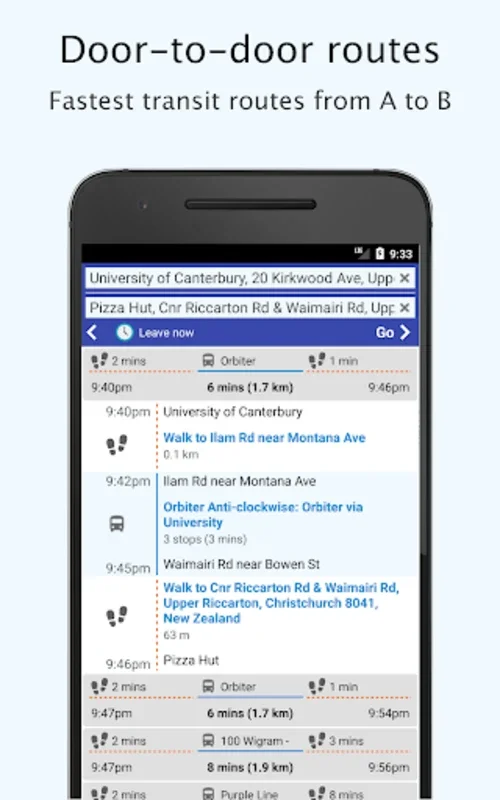 Christchurch Public Transport - Offline metro bus for Android